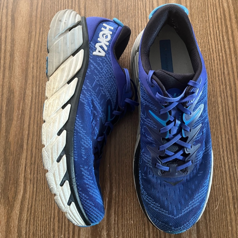 Hoka One One Gaviota 4 running shoes Blue Graphite Comfort Foam 11.5